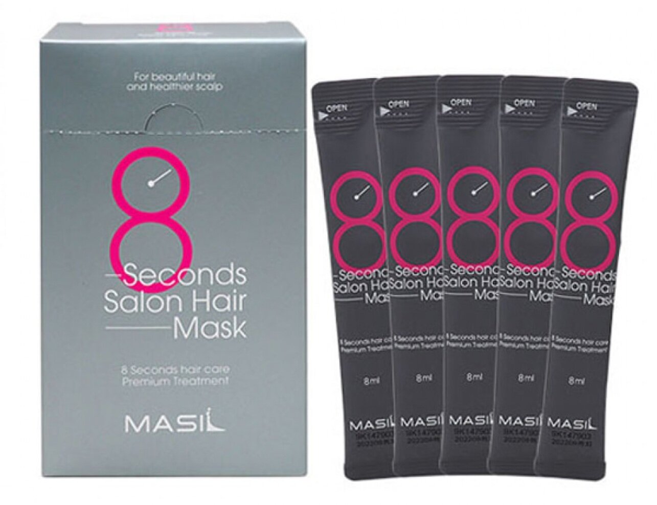 Masil Маска-филлер для волос 8 Seconds Salon Hair Mask, 8 мл, 5 шт.