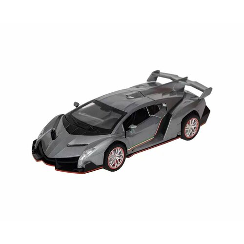 Машинка игрушечная - Lamborghini Veneno, 1:32 (16.5 см), со светом и звуком, инерционная, 1 шт металлическая машинка chimei model 1 32 bmw m8 manhart 16 см cm308 инерционная свет звук зеленый