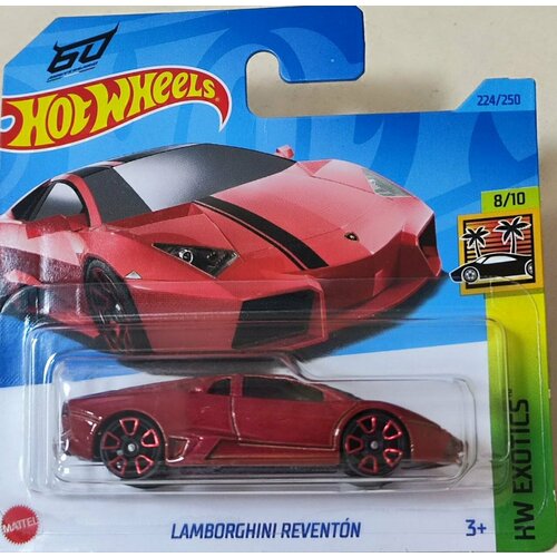 Hot Wheels Машинка базовой коллекции LAMBORGHINI REVENTON красная 5785/HKH94