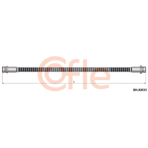 COFLE 92. BH. KI033 шланг тормозной задн прав Sorento (Соренто) 06-