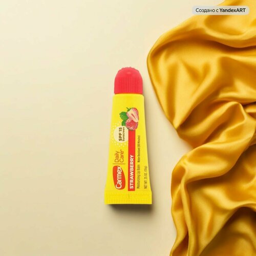 Carmex Бальзам для губ Daily Care клубника SPF 15 набор 2 шт по 10 г 1313₽