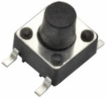 Кнопка тактовая SMD 6х6х7 IT-1102WB 10 шт. микропереключатель 4pin высота штока 3,4мм