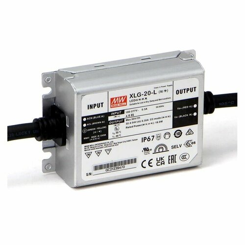 LED-драйвер AC-DC Mean Well XLG-20-L