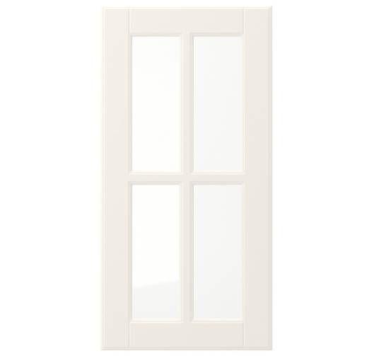 Дверца/фасад будбин 30x60 см для кухонного гарнитура, белый с оттенком