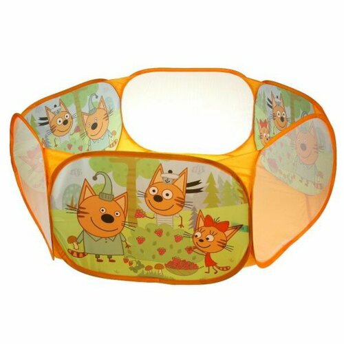 Манеж Три кота 108 108 38 см в пакете 1760₽