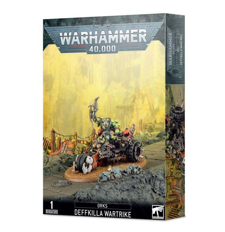 Набор миниатюр Warhammer 40000: Orks Deffkilla Wartrike (2021)