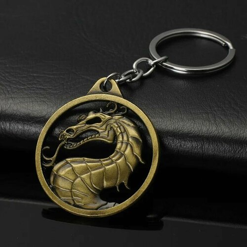 Брелок, гладкая фактура, бронза