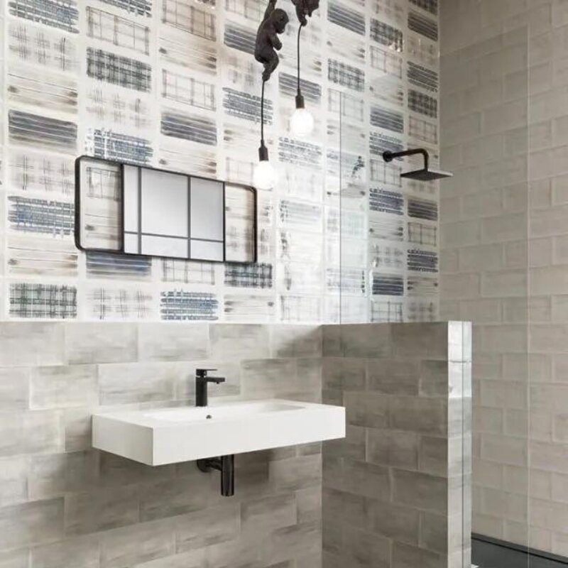 фото Плитка Mainzu Deco Aquarel Grey Brillo 15x30 PT02918