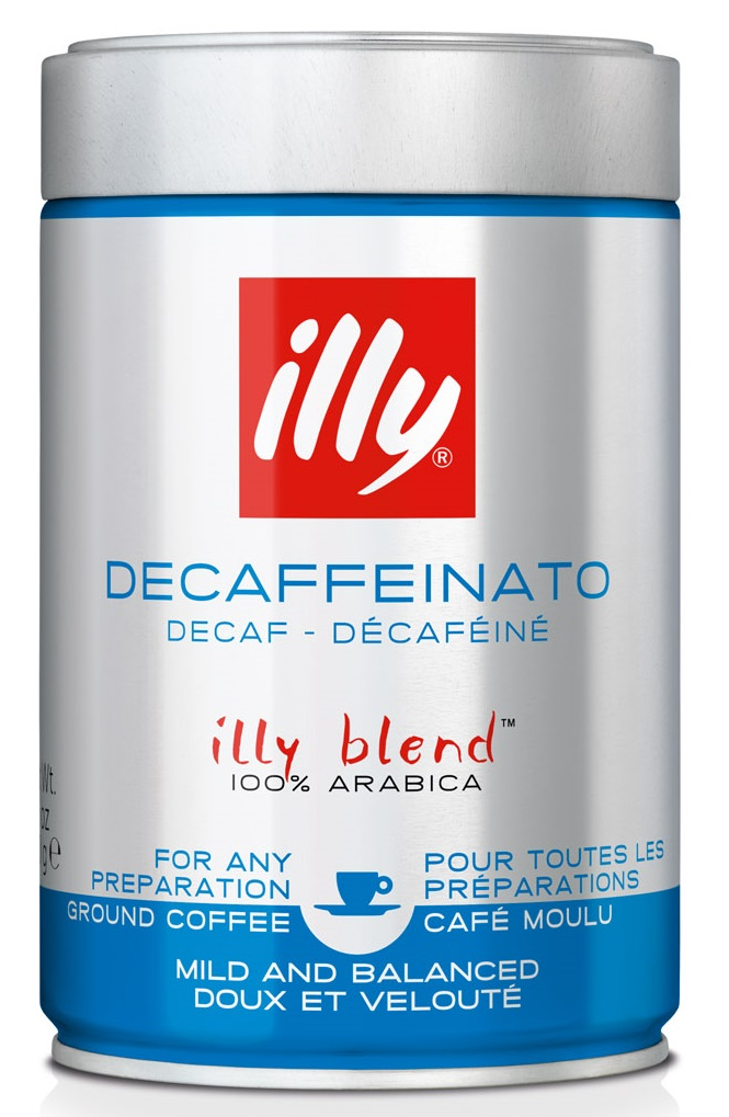 Кофе молотый illy Decaffeinato, 250 г