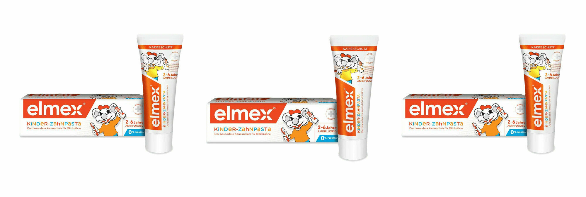 Зубная паста Colgate Elmex Children's для детей 2-6 лет, 50 мл, 3 шт.