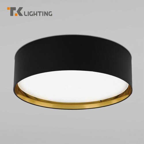 Люстра / Потолочный светильник TK Lighting 3432 Bilbao Black Gold, цвет золото / черный, диаметр 60 см