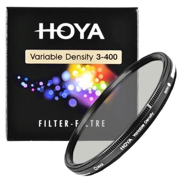Нейтрально серый фильтр Hoya Variable Density II (ND3-400) 77mm
