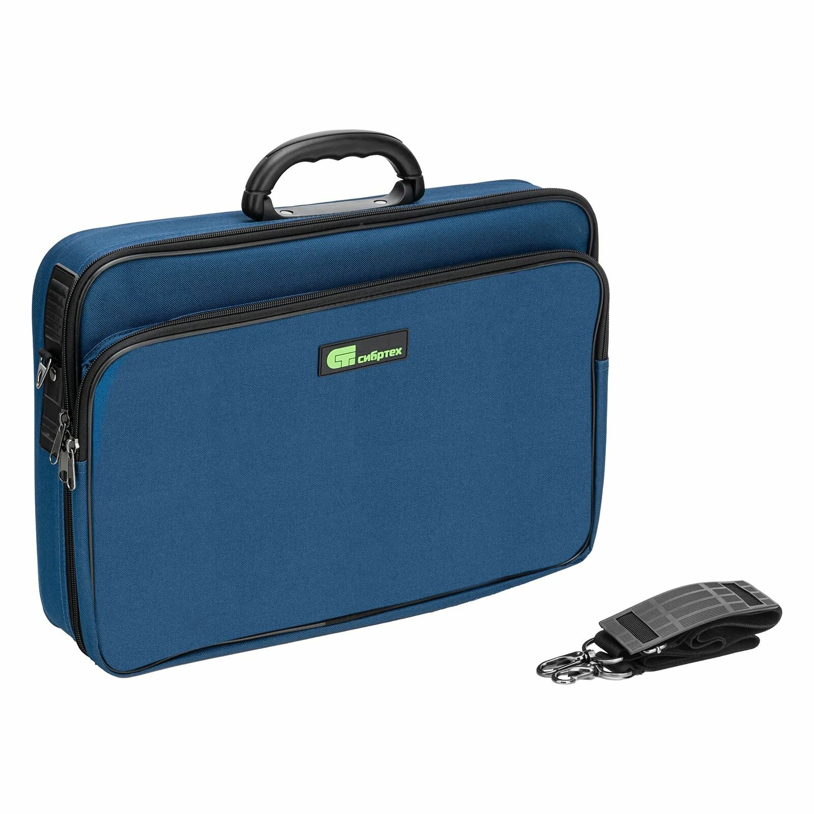 фото Кейс монтера, 470х340х110 мм, 25 карманов, наплечный ремень Сибртех