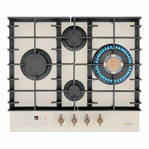 Газовая варочная панель 584 см Hiberg VM 6145 RY бежевая 3880000₽