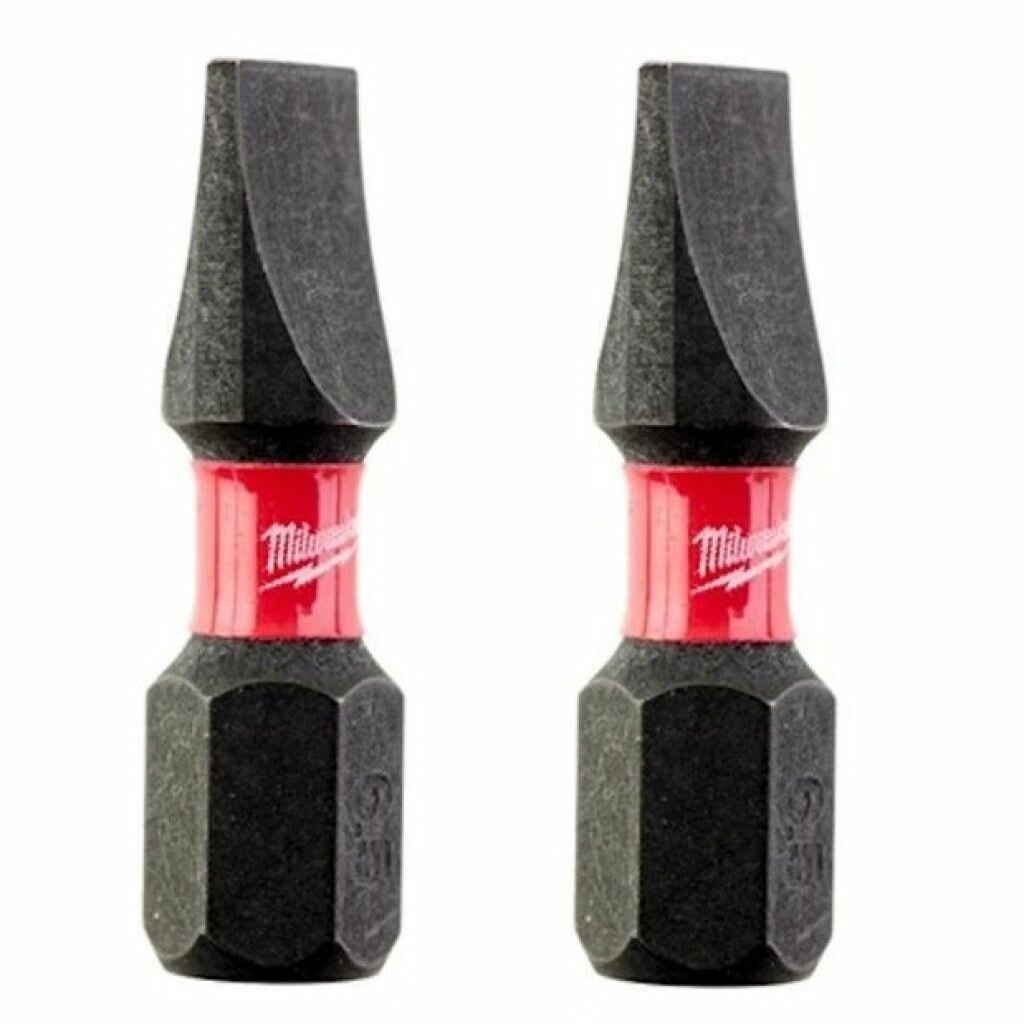 фото Насадка SHOCKWAVE (SL1,2x6,5 мм, 25 мм, 2 шт.) Milwaukee