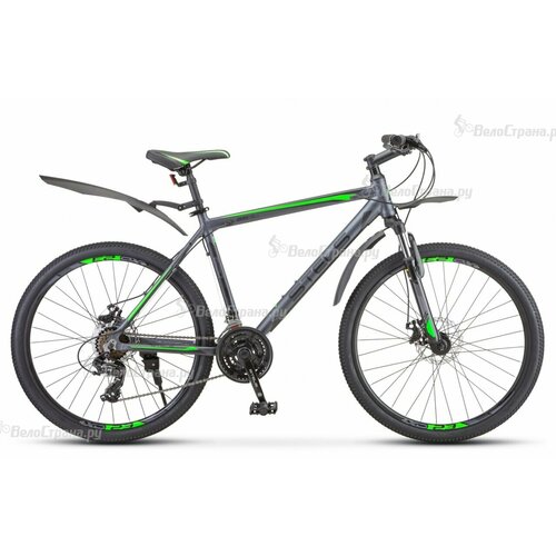 Горный велосипед Stels Navigator 620 MD 26 V010 (2023) 19 Серый (172-180 см) велосипед stels navigator 640 d 26 v010 14 5 антрацитовый зеленый