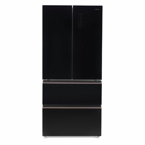 Холодильник Side by Side Hyundai CM5544F черное стекло