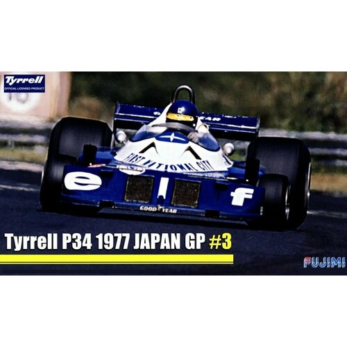 Сборная модель Автомобиль Tyrell P34 1977 Japan GP #3 Bengt Ronnie Peterson Long Wheel Ver, 09090, Fujimi 1/20
