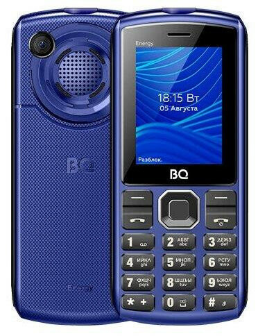 Мобильный телефон (BQ-2452 ENERGY BLUE+BLACK)