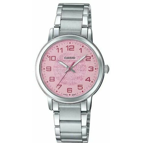 Наручные часы CASIO, розовый, серебряный