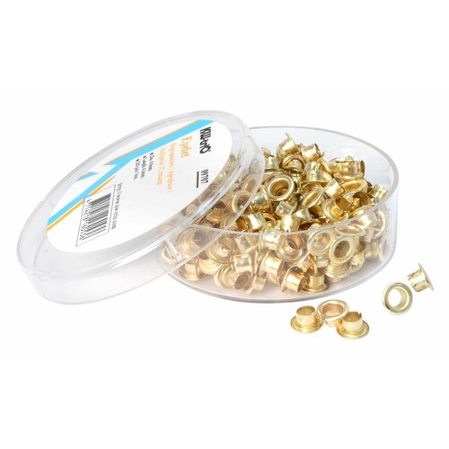 Люверс медный на 30 листов d 4 8мм 250шт в банке 26850 690₽