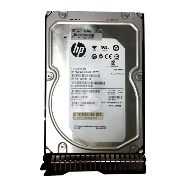 Жесткий диск HP 625030-001 3Tb 7200 SAS 3,5" HDD