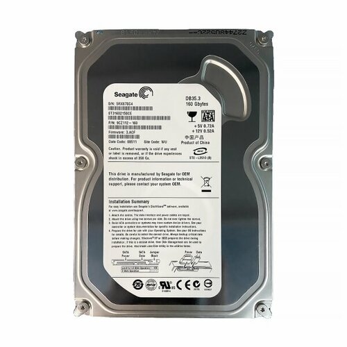 Жесткий диск Seagate ST3160215SCE 160Gb 7200 SATAII 3.5 HDD