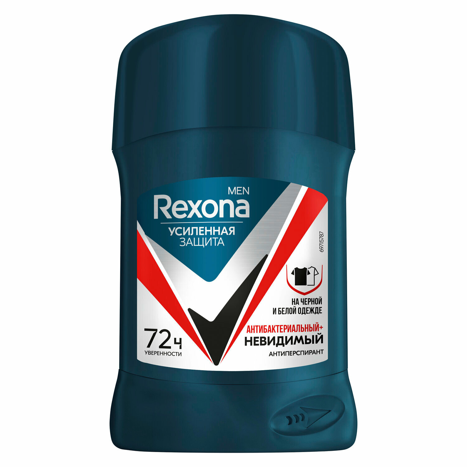 Антиперспирант-карандаш Rexona Men (Рексона Мэн) Антибактериальный и невидимый на черной и белой одежде ТМ Rexona (Рексона)