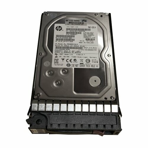 Жесткий диск HP MB3000ECWLQ 3Tb 7200 SATAIII 3.5 HDD жесткий диск hp 664016 001 3tb 7200 sataiii 3 5 hdd