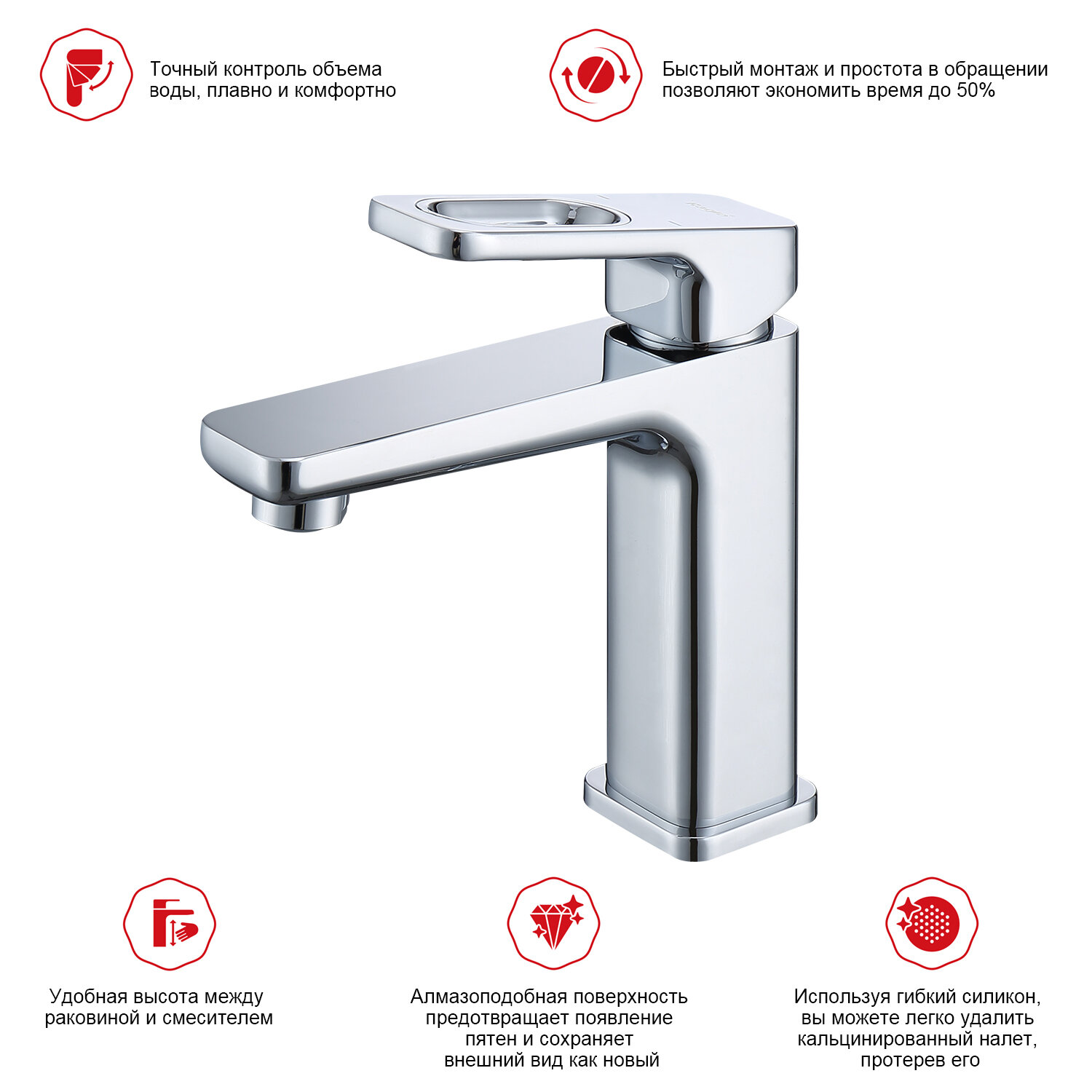 Смеситель для раковины Raglo R51.10 — фото 1