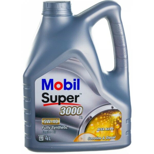 Mobil Масло моторное Mobil Super 3000 5w40 4л