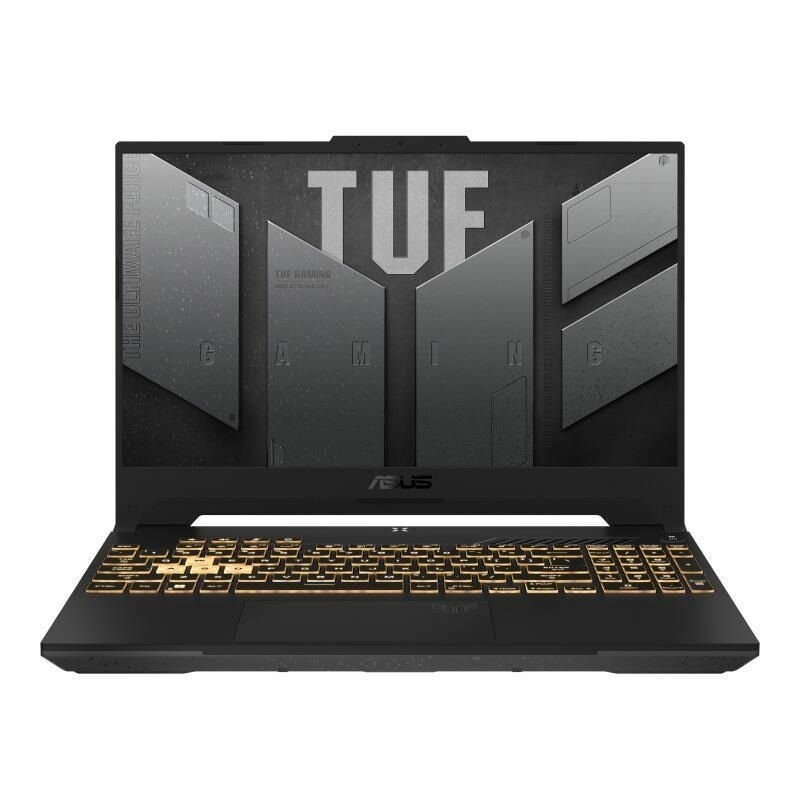 Ноутбук ASUS TUF Gaming F15 FX507ZU4-LP050 15.6" (1920x1080) IPS 144Hz/Core i7-12700H/8GB DDR5/512GB SSD/RTX 4050 6GB/Без ОС, серый (90NR0FG7-M008L0)