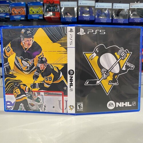 Эксклюзивная обложка PS5 для NHL Pitsburgh Penguins №1