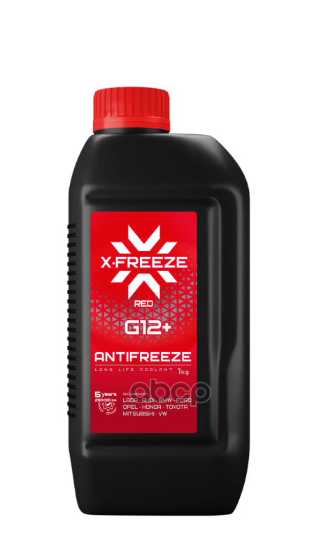 Антифриз Красный -40C 1Кг G12+ X-Freeze Тосол-Синтез арт. 430140008