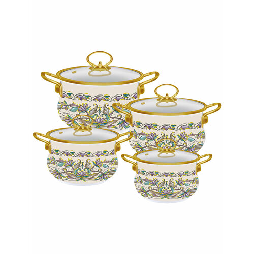 Набор кастрюль VELLEZZA COFFEE MILK VZ-1006CM 3л45л55л65л 6557₽