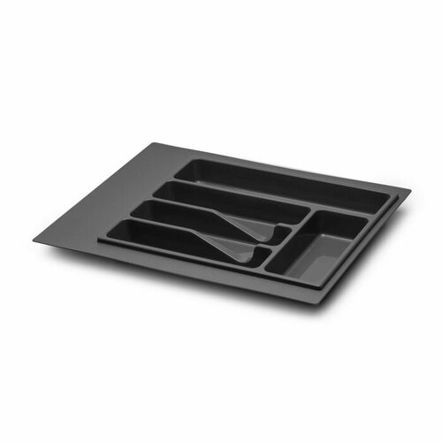 Лоток Lotti для столовых приборов в базу 450 мм (490x390x45 мм), цвет - серый