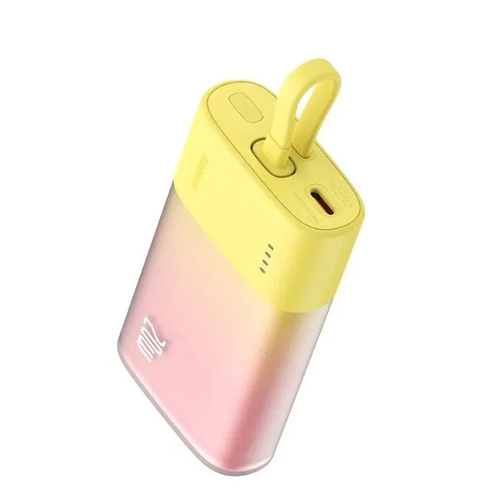 Внешний аккумулятор Baseus With Cable 5200mAh 20W Pocket Version Yellow IP 240000₽