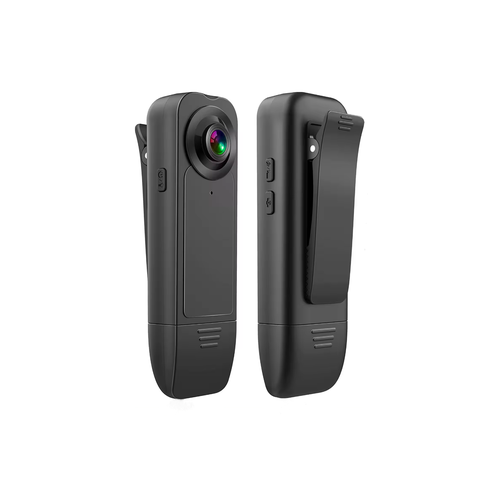 Нагрудная мини камера S18, датчик движения, запись во время зарядки/ Персональный носимый видеорегистратор, 1000 mAh