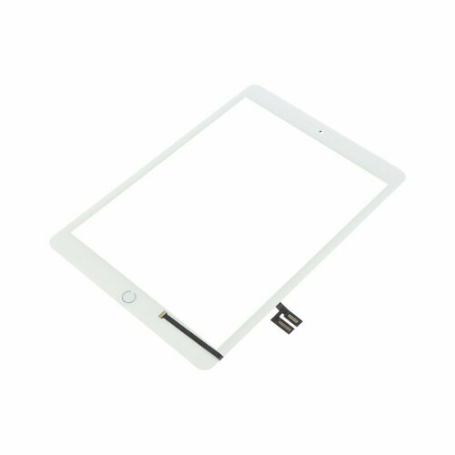 Тачскрин для Apple iPad 7 10.2 (2019) iPad 8 10.2 (2020) + кнопка Home, белый, AA тачскрин для apple ipad 6 9 7 2018 кнопка home белый кнопка серебро