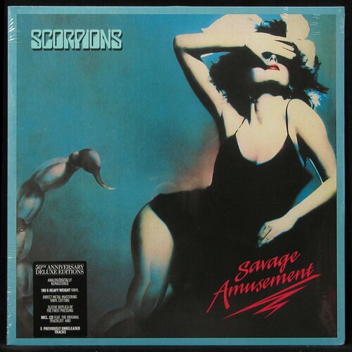 золотая виниловая пластинка scorpions savage amusement в рамке Виниловая пластинка BMG Scorpions – Savage Amusement (+ CD)