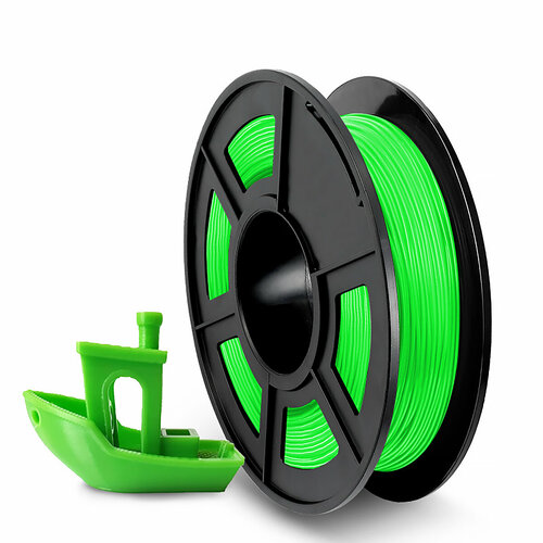 Филамент NVPRINT TPU Green для 3D печати диаметр 175мм длина 165 метров масса 05 кг 2027₽