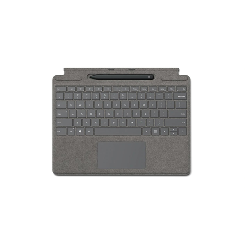 Клавиатура Microsoft Surface Pro X89 Signature Keyboard Alcantara Platinum RUS with Slim Pen первого поколения 3390000₽