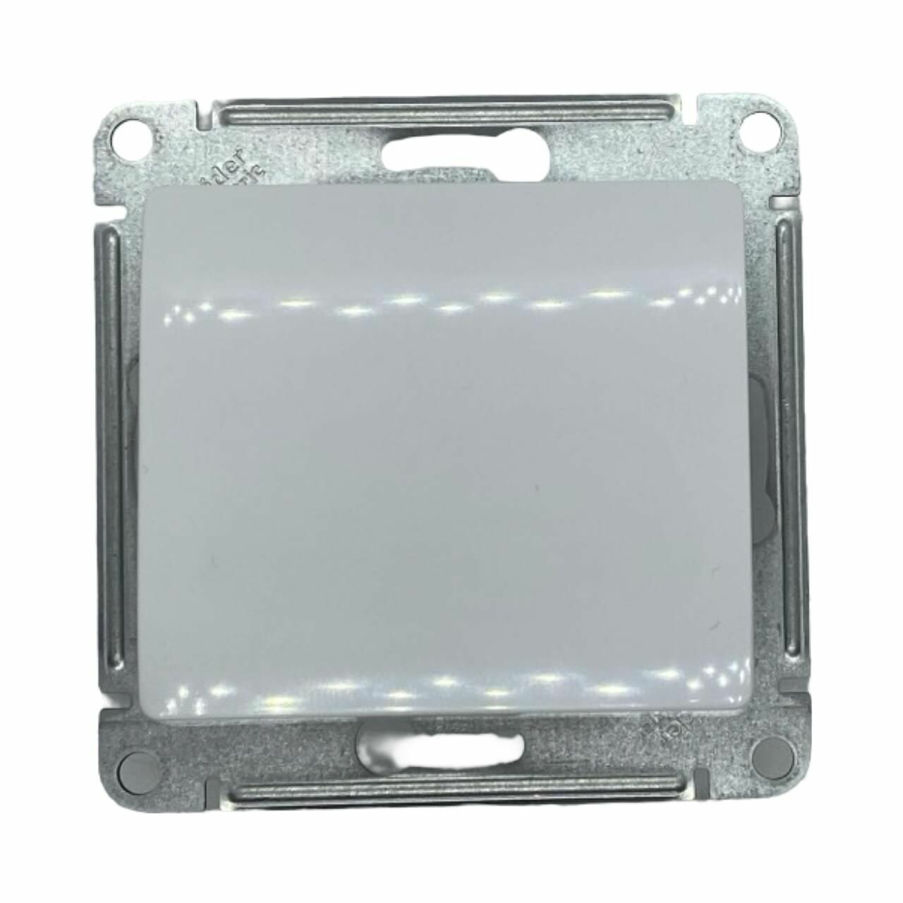 Выключатель 1-клавишный Schneider Electric GLOSSA белый GSL000111 - 2 шт.