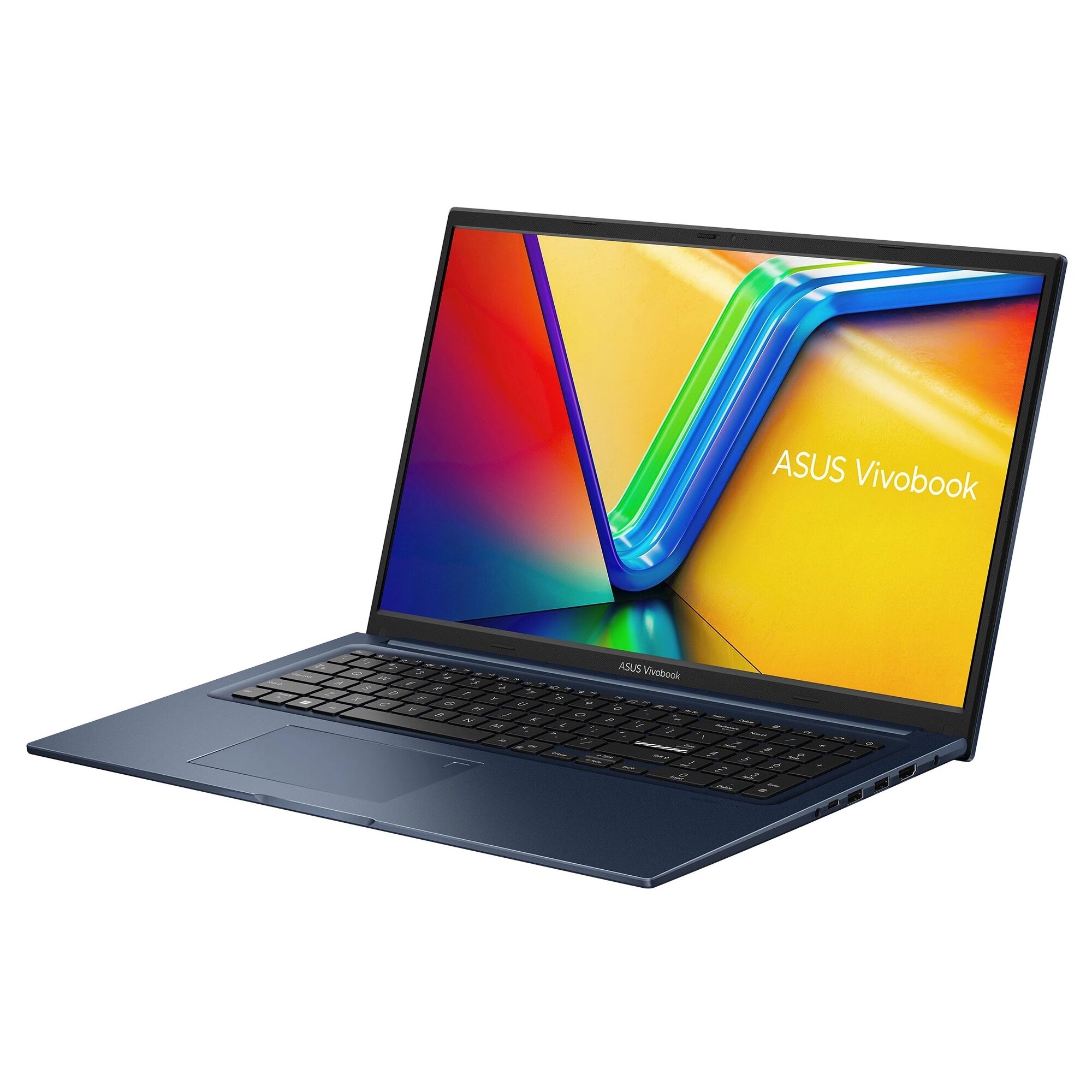 Ноутбук Asus VivoBook X1704ZA-AU341, 17.3", IPS, Intel Pentium Gold 8505, DDR4 8ГБ, SSD 512ГБ, Intel UHD Graphics, синий (90nb10f2-m00dd0)