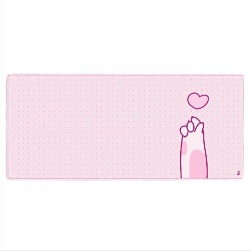 Коврик Geekboards Cat Heart для рабочего стола под клавиатуру и мышку розовый MAT-CATHEART_PINK 8990₽