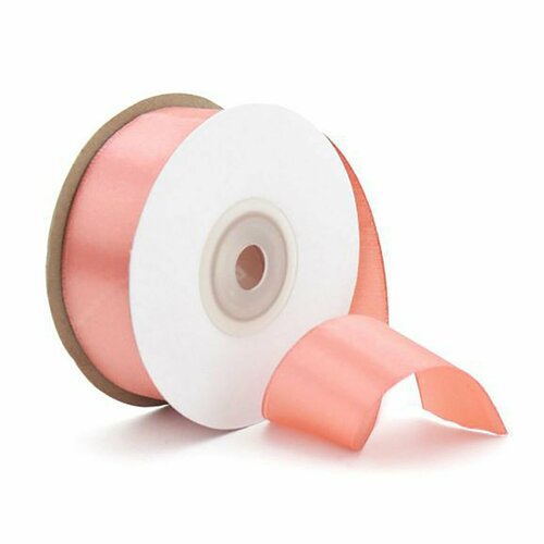 Лента Атлас Розовое золото / 5 см * 22,85 м