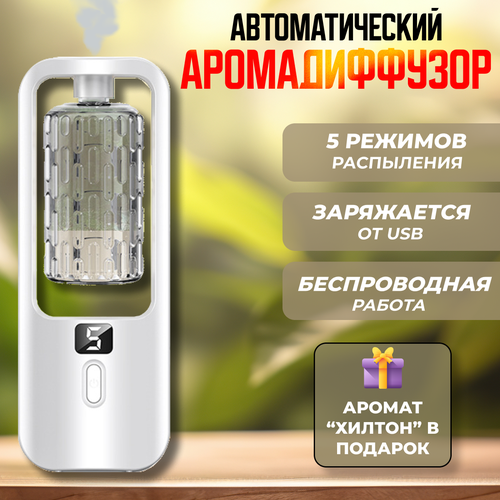 Ароматический диффузор ЛИNИЯ ароматизатор автоматический электрический с подсветкой с ароматом Hilton 50мл 891₽