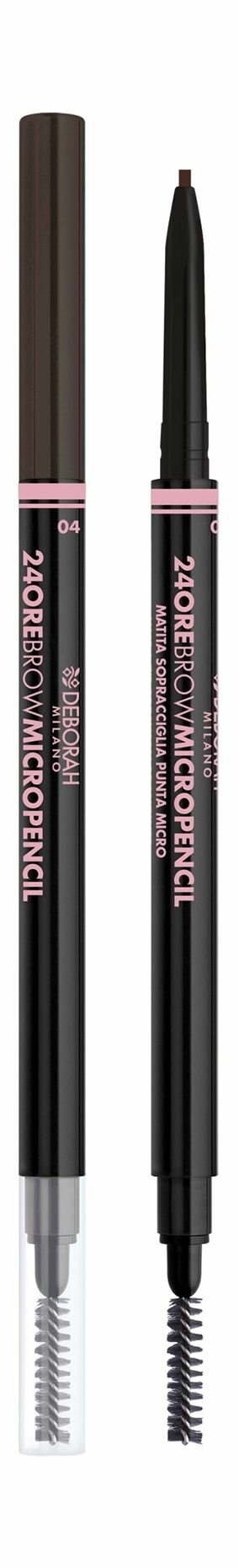 DEBORAH MILANO Карандаш для бровей 24 Ore Brow Micropencil, 0,1 г, 04