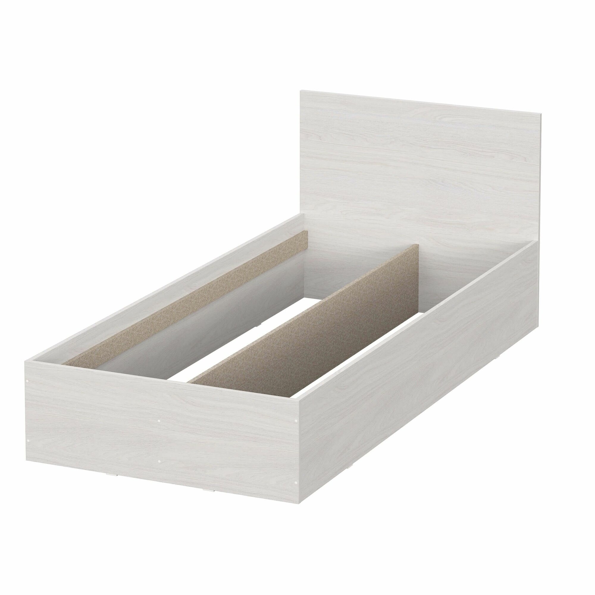 Каркас кровати МСП-1 0,9м, без основания, Ясень Анкор светлыи