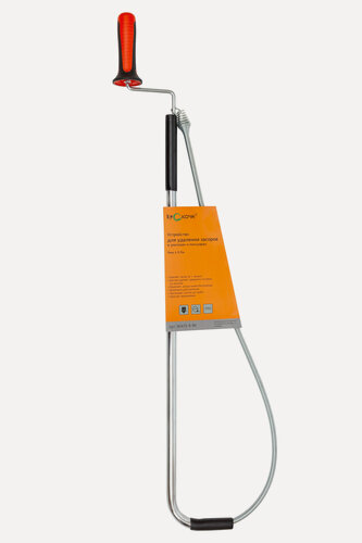 Изображение товара Устройство для удаления засоров в унитазах и писсуарах с универсальной насадкой. PRO. Крокочист 50415-9-90